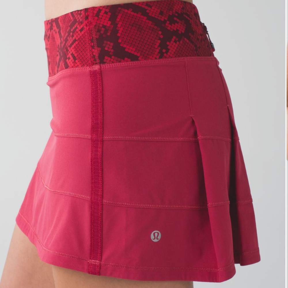 lululemon athletica Red/Pink Athletic Skort